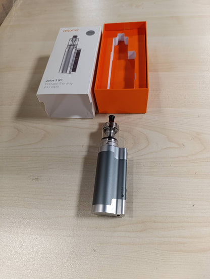 271171 - ASPIRE Kit për avullim Zelos 3 80W me atomizues 4ml Nautilus 3 (GUNMETAL), bateri 3200mAh, spirale Nautilus të përfshira