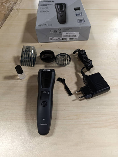 271194 - PANASONIC Makinë prerëse dhe prerëse flokësh ER-GB62-H503, Portative pa tel, E papërshkueshme nga uji, 39 cilësime gjatësie, 3 aksesorë, Funksionim pa tel dhe me kabllo, Ngjyrë gri mat