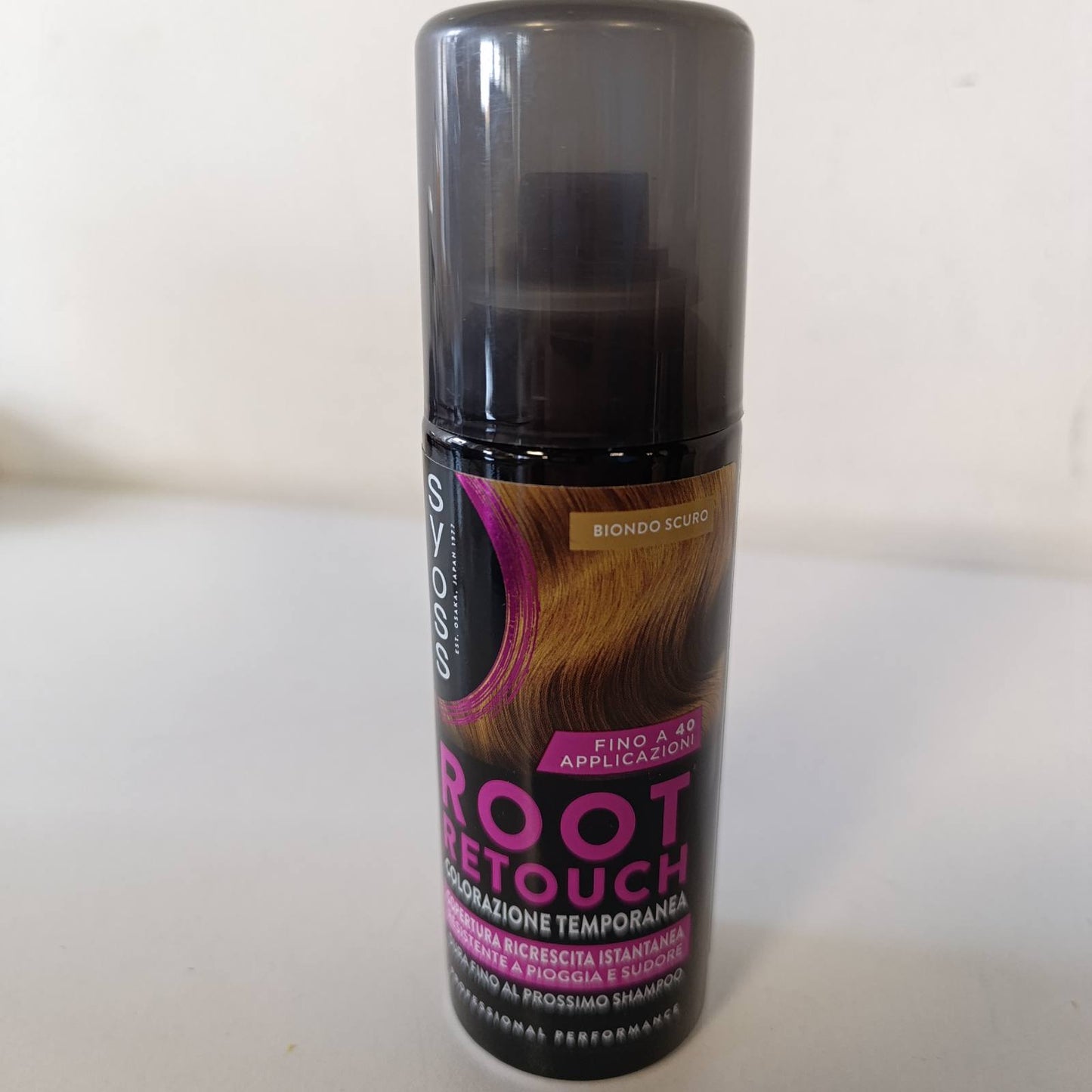 272391 - SYOSS Sprej me Ngjyrë të Përkohshme për Bjondë të Errët 120ml, Retushon flokët gri, Rezistent ndaj shiut dhe djersës, Deri në 40 aplikime