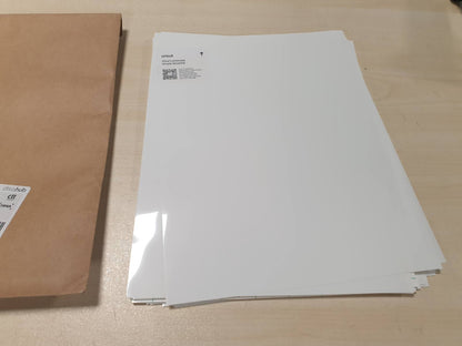 215018 - CRICUT Ngjitëse me printim të papërshkueshëm nga uji, të bardha – 8.5" x 11.5" (Pako me 20 copë)