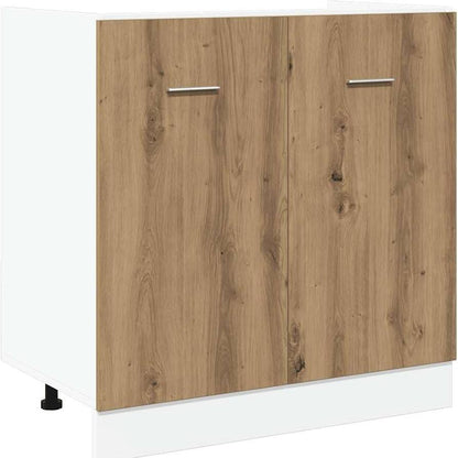 213294 - vidaXL Dollap i Poshtëm Lavamani Lyon Artisan Lis 80x46x81.5 cm Dru i Inxhinieruar