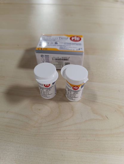 271884 - PIC SOLUTION PIC GLUCOTEST - SHIRITA TESTIMI TË GLUKOZËS NË GJAK, 50 COPË