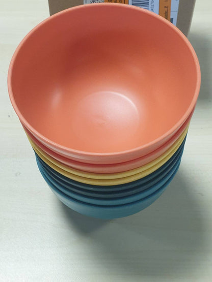 277578 - KYRATON TASA PLASTIKE PËR DRITHËRA, 8 COPË, 760 ML, TASA PËR MËNGJES, TË RIPËRDORSHME