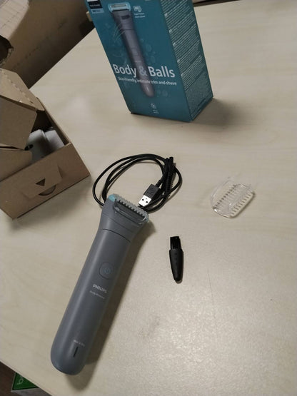 316263 - PHILIPS BG3480/15, Makinë prerëse Bodygroom 3000, 80 minuta funksionimi, 100% e papërshkueshme nga dushi