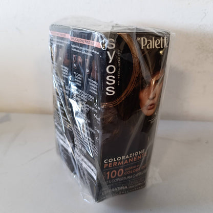 272476 - SYOSS nga Palette Ngjyrë e përhershme flokësh 4-1 Brown, me keratinë, 100% mbulim të thinjave, deri në 100 ditë ngjyrë intensive