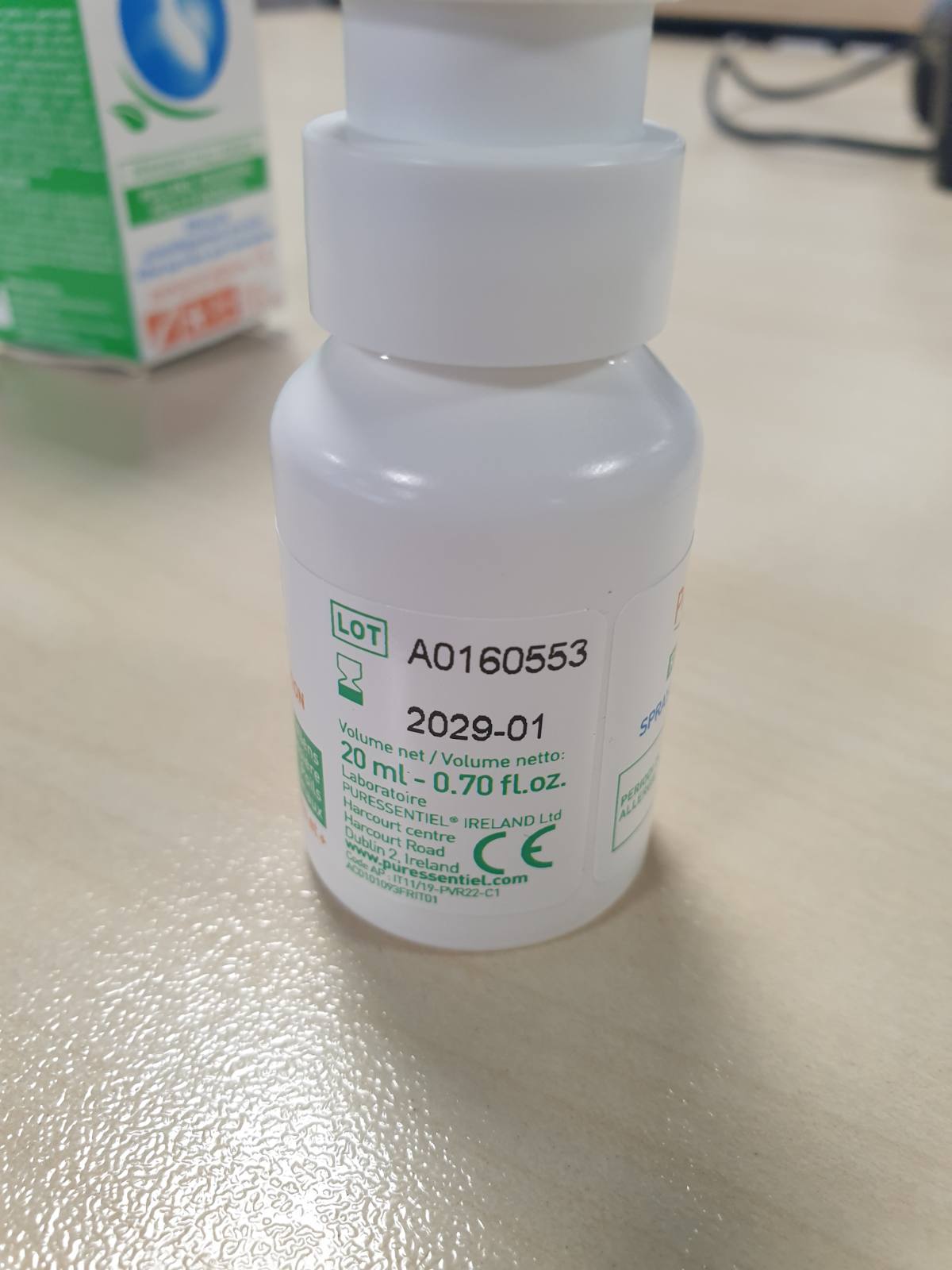 272388 - PURESSENTIEL Sprej Nazal Mbrojtës, 20ml, Mbrojtje nga Alergjia, Formulë Natyrale me Vaj Esencial Eukalipti Radiata