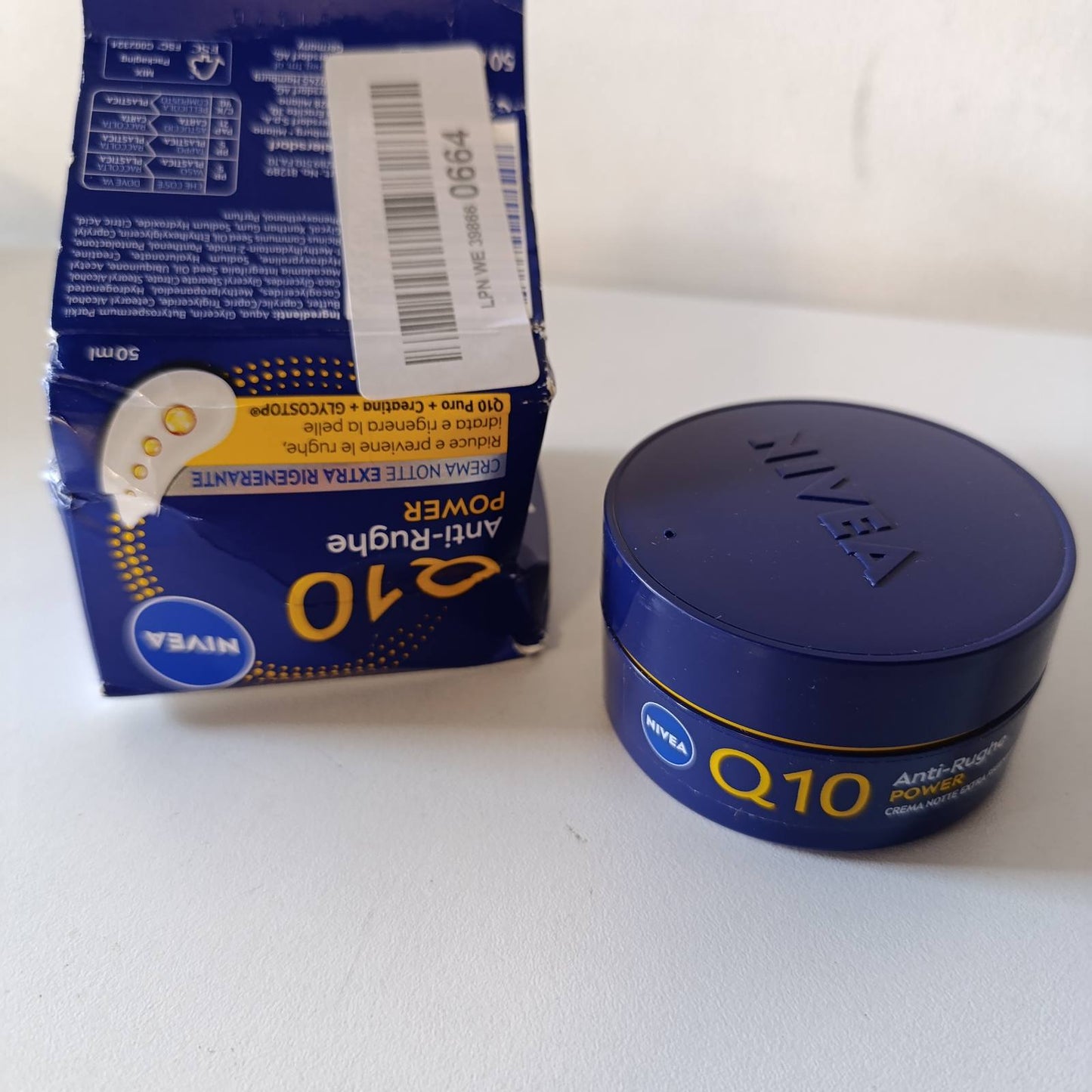 272288 - NIVEA Krem nate Q10 Anti-Wrinkle Power Extra Regenerating 50 ml, krem nate me koenzimë Q10, kreatinë dhe glikostop, për të gjitha llojet e lëkurës