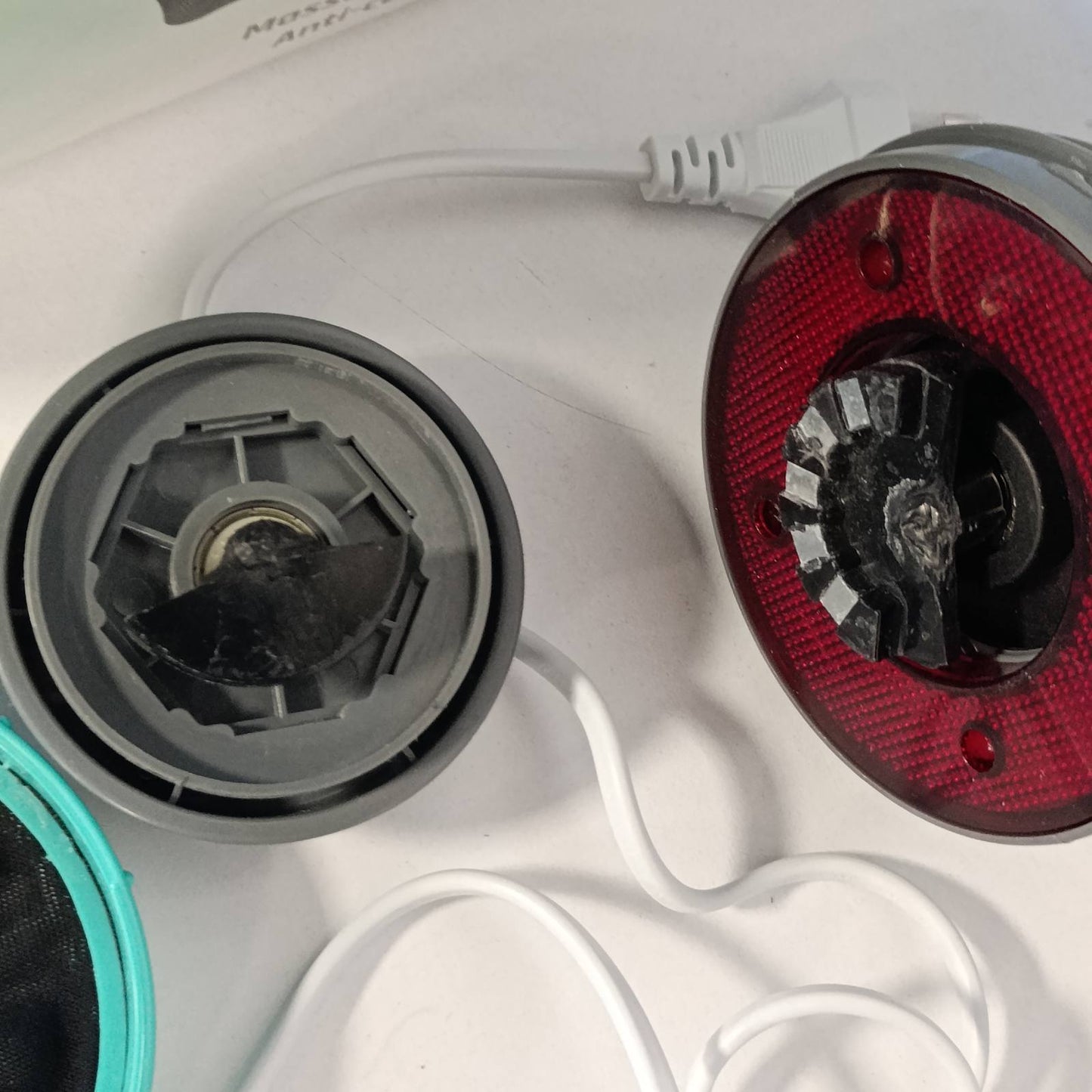 316480 - BEPER Masazhues Anti-Celulit 40.500, 25W, Masazh me Infra të Kuqe, Veprim i Trefishtë Rrethor, Fuqi e Rregullueshme, Ngjyrë e Bardhë