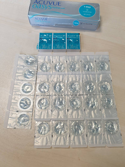 302011 - ACUVUE OASYS 1-DAY me teknologjinë HydraLuxeTM - Zëvendësim i përditshëm - 28 lente