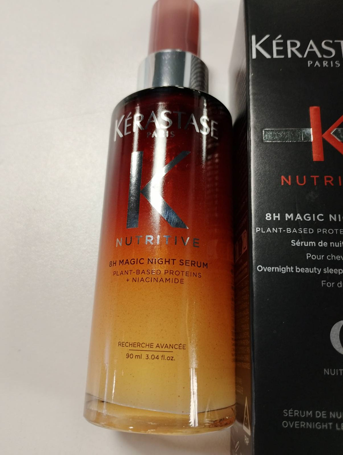 311234 - KÉRASTASE, SERUM USHQYES NATE, PËR FLOKË TË THATË, VEPRIM RIGJALLËRUES, ME PROTEINA BIMORE DHE NIACINAMIDE, SERUM MAGJIK NATE 8-ORËSH, 90 ML
