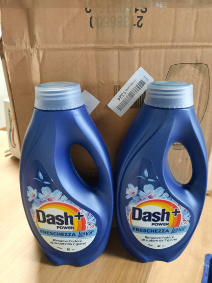 302801 - DASH Detergjent i lëngshëm për larje rrobash Power, 80 larje (4x20), Lenor Freshness, Spring Awakening, heq aromat e djersës 7-ditore