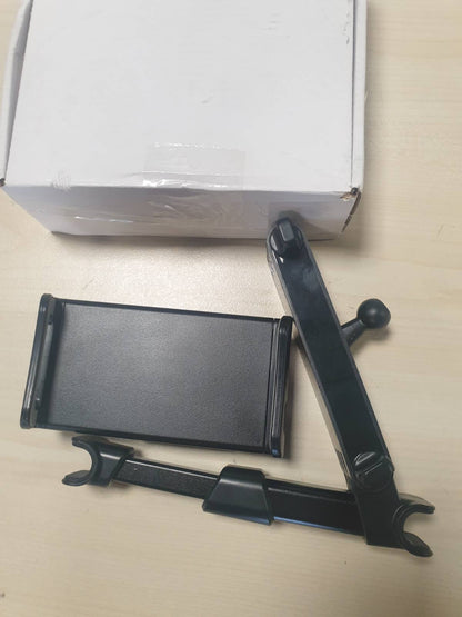 268998 - YADOBIG Mbajtëse tableti për sediljen e pasme të makinës, krah teleskopik, rrotullim 360°, e pajtueshme me iPad, Switch, Telefona 4.7-13 inç, e zezë