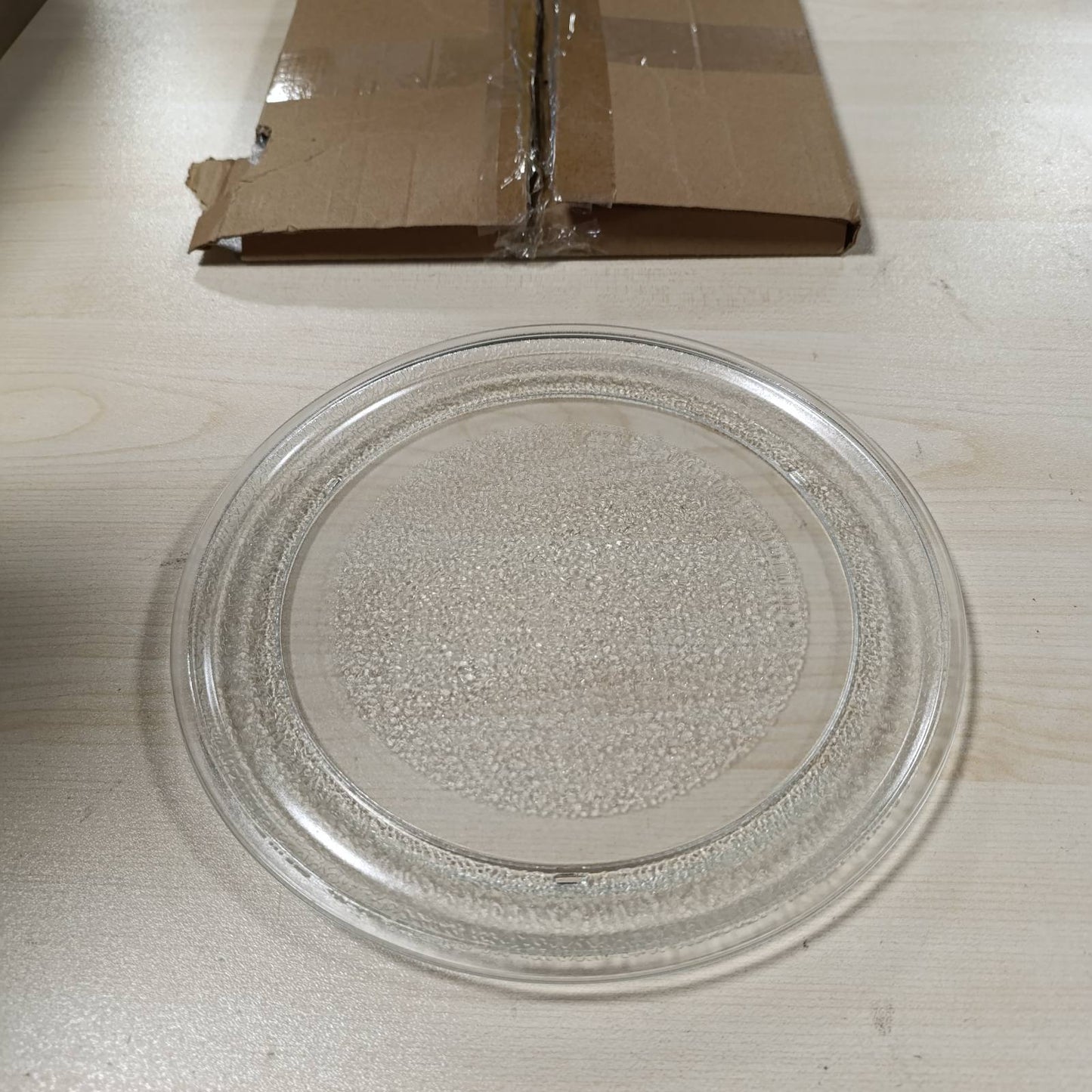 277574 - DL SERVICE PJATË UNIVERSALE QELQI PËR MIKROVALË Ø 245 MM, E PËRSHTATSHME ME MODELE TË NDYSHME, PLLAKË RROTULLUESE ME 3 GREPA