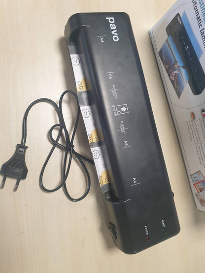 268869 - PAVO: Laminator Premium A4, përfshin 5 qese laminimi A4, model 8038718.
