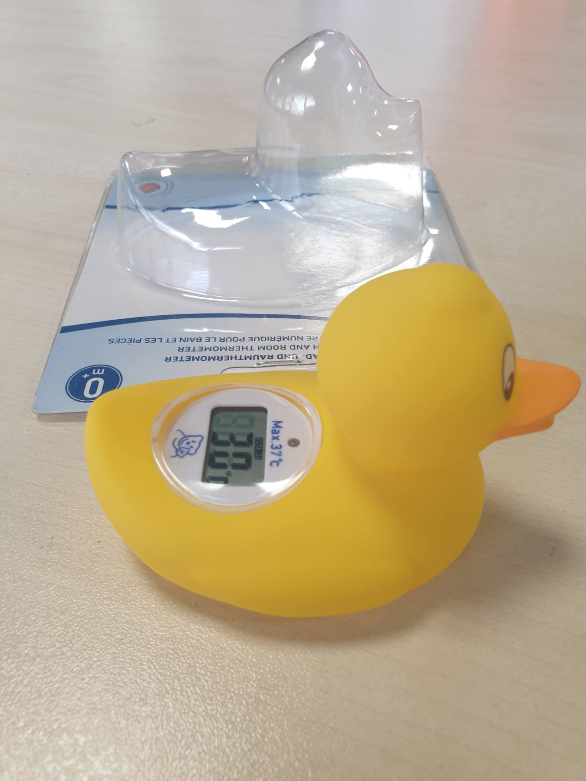 321664 - ROTHO BABYDESIGN Termometër Dixhital për Banjo - i Verdhë - për Bebe - 0-50°C