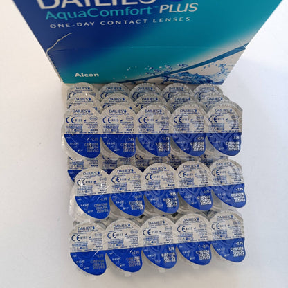 305820 - DAILIES Lente kontakti ditore AquaComfort Plus, 90 copë, 02.75 dpt