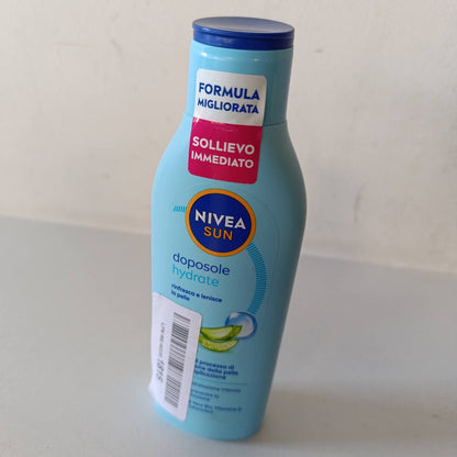 302557 - NIVEA SUN After Sun Hydrate - 200 ml - locion hidratues pas diellit - me aloe vera organike, vitaminë E dhe acid hialuronik