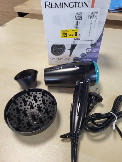 272019 - REMINGTON Tharëse flokësh 2000W, e palosshme, me 2 cilësime nxehtësie dhe ventilator, D1500