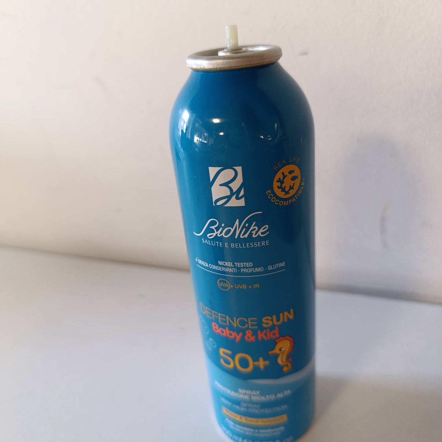 271521 - BioNike Defence Sun Baby & Kid, Sprej mbrojtës nga dielli për fëmijë SPF 50+, i papërshkueshëm nga uji, 200 ml