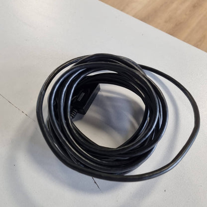 310268 - PREMIUMCORD KABLO ZGJATJE USB ACTIVE ME PËRSËRITËS 5M, USB A FEMËR NË A MASHKULL, KABLO USB 3.2 SUPER SPEED, 2X TË MBROJTURA, AWG20/28, NGJYRË E ZEZË, GJATËSI 5M