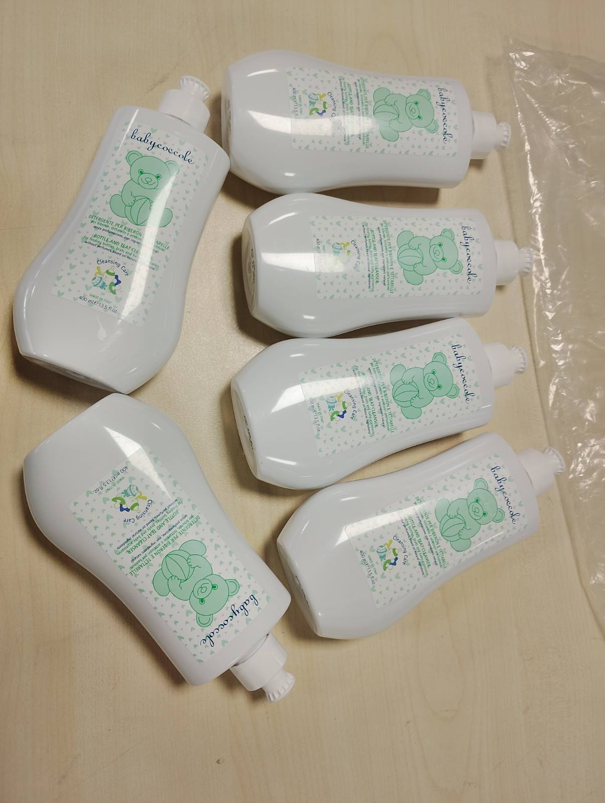 271855 - BABYCoccole KIT 6 PASTRUES PËR SHISHE, 6x400 ml