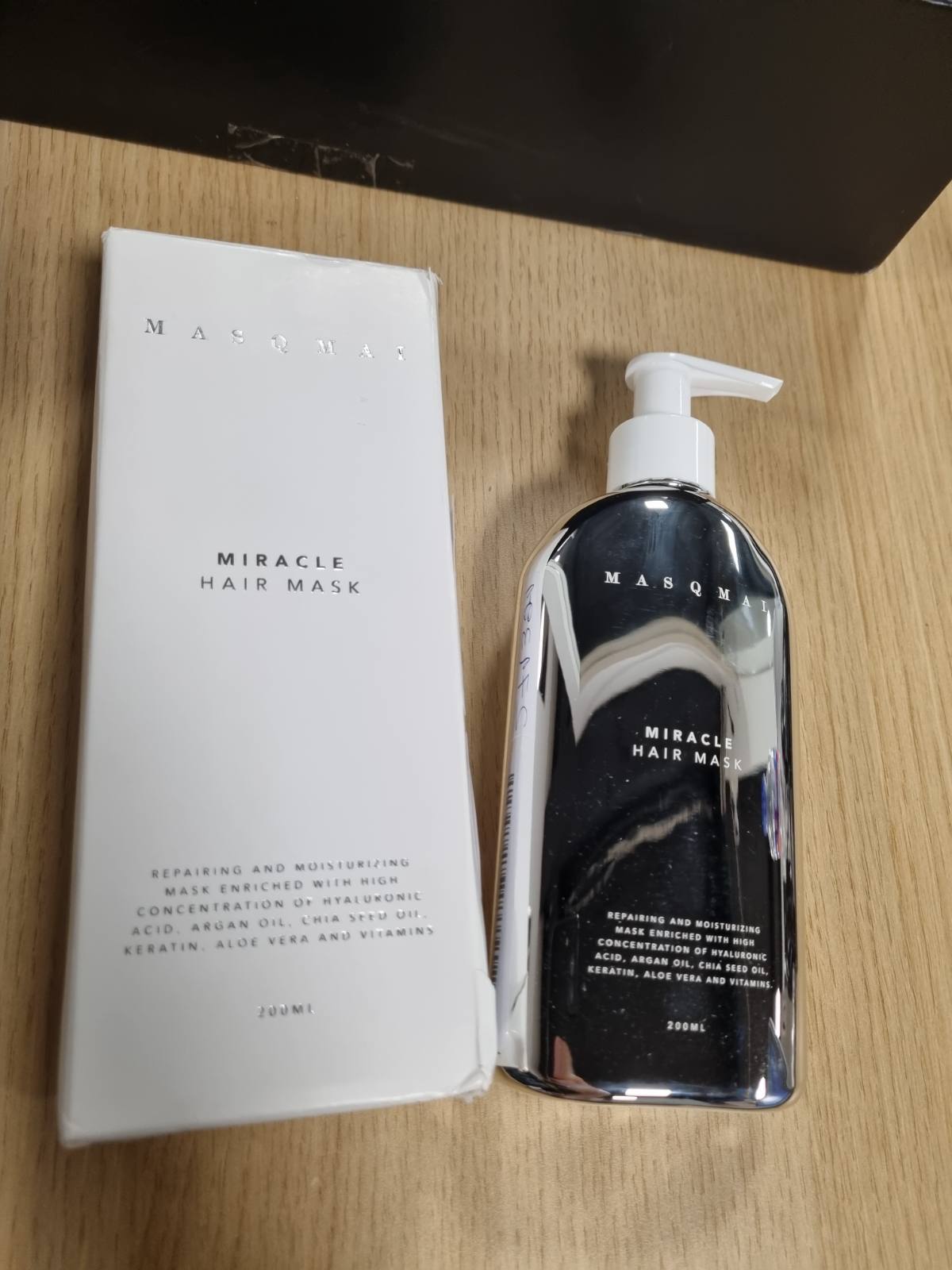 271391 - MASKA MREKULLI për Flokët MASQMAI, Trajtim Riparues për Flokët, Me Acid Hialuronik dhe Keratinë, 200 ml