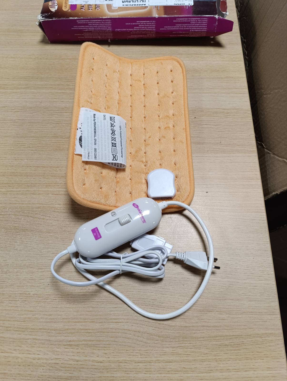 317588 - PEKATHERM Jastëk ngrohës elektrik mini universal | Madhësia 30 x 21 cm | Fuqia 40W | Jastëk ngrohës prej poliesteri