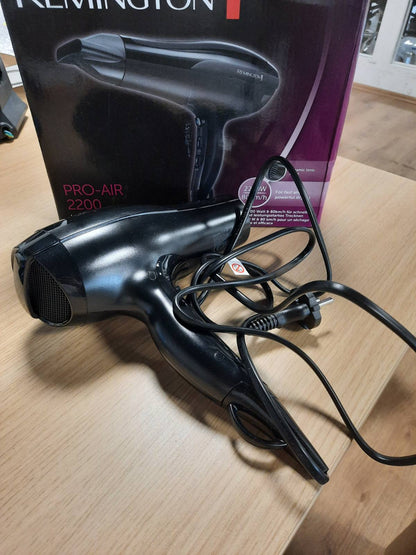 290014 - REMINGTON Tharëse Flokësh Ionic Pro-Air D5210, 2200 W, Unazë Jonike Qeramike, Grykë Stilimi, 3 Cilësime Ngrohjeje & 2 Cilësime të Veçanta të Ventilatorit, Ftohje
