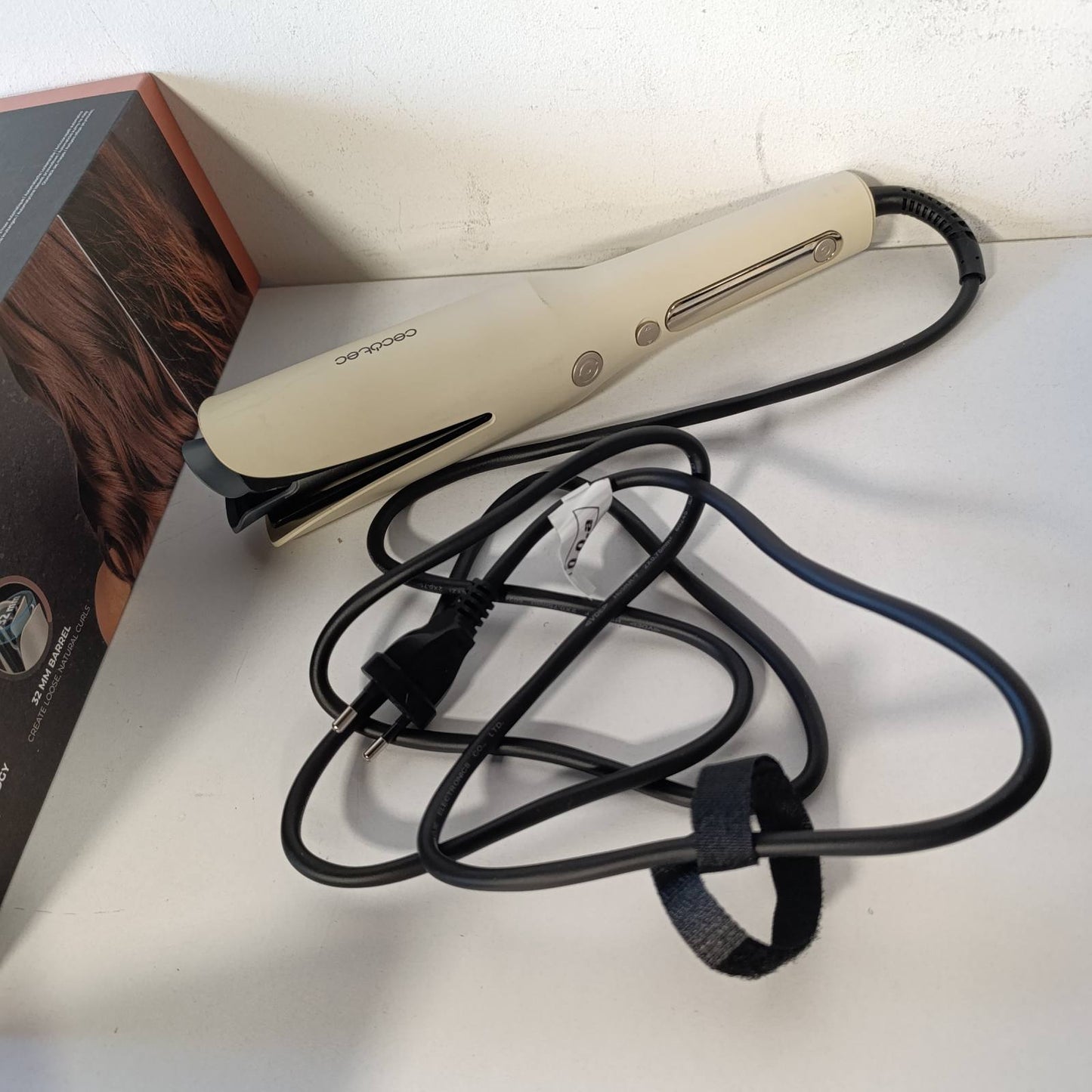 315268 - açurrelë automatike flokësh SurfCare Magic Waves Plasma, tytë 32 mm, shtresë qeramike, temperatura 160º-210ºC, buton rrotullimi, funksion memorieje, ngrohje e shpejtë