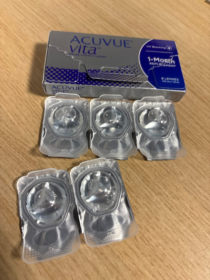316181 - ACUVUE® VITATM me teknologjinë HydraMaxTM - Zëvendësim Mujor - Mbrojtje nga rrezet UV - 6 lente