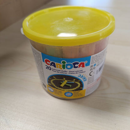 274772 - CARIoca Enë me shkumësa Maxi, 20 copë, pa pluhur, ngjyra të ndezura