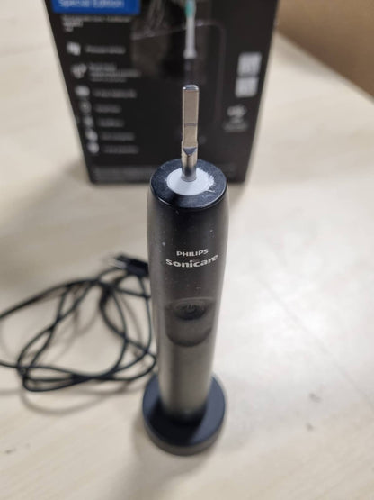 307324 - PHILIPS Furçë dhëmbësh elektrike sonike Sonicare 3100, sensor presioni dhe kohëmatës, çantë udhëtimi, e zezë, HX3673/14