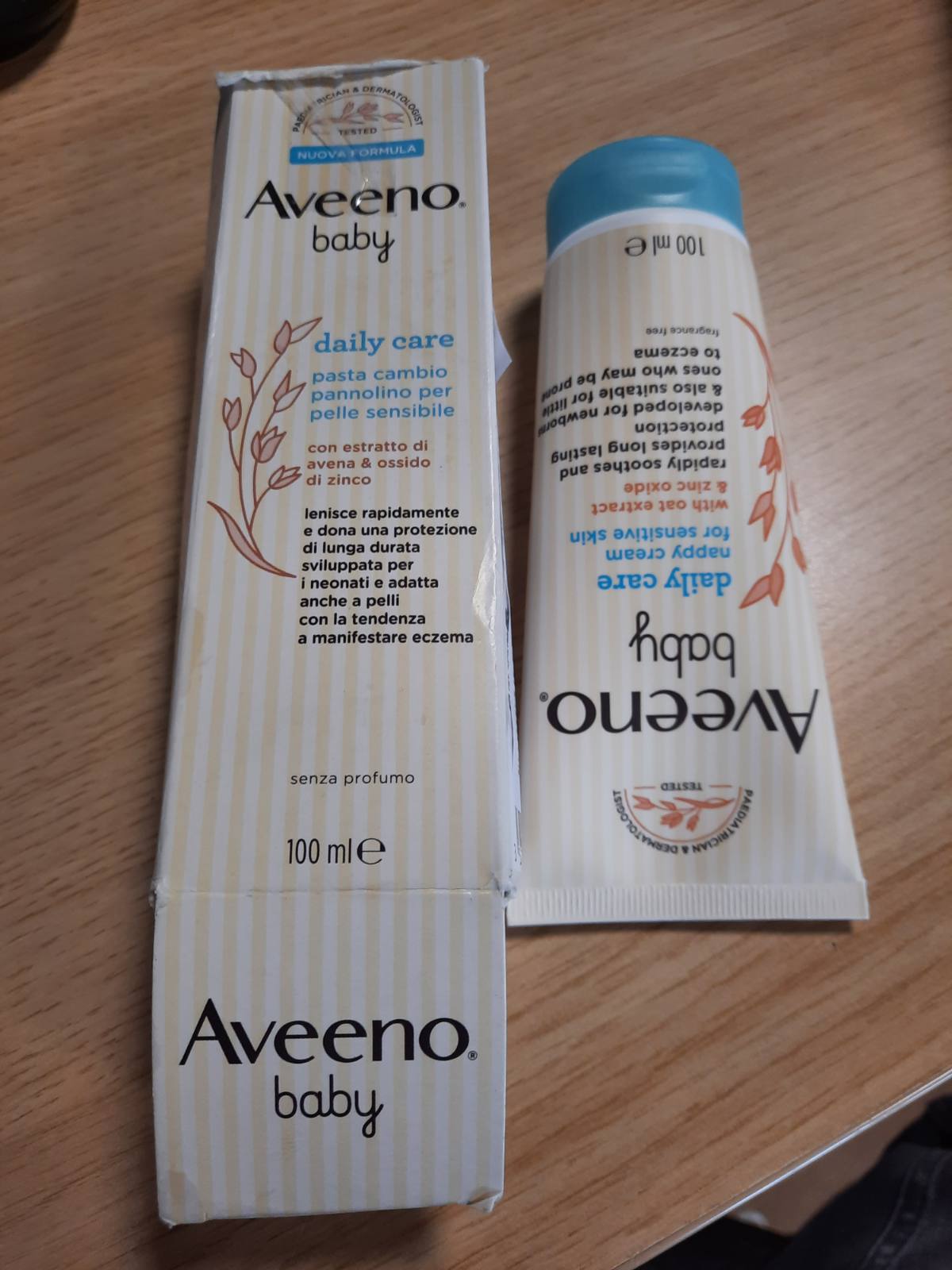 322001 - AVEENO BABY Daily Care Pastë për Ndërrimin e Pelenave, 100ml