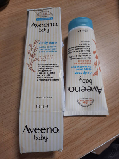322001 - AVEENO BABY Daily Care Pastë për Ndërrimin e Pelenave, 100ml