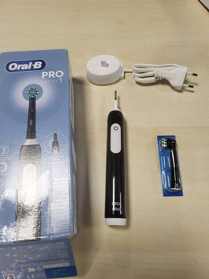271359 - ORAL-B Pro Series 1 Furçë dhëmbësh elektrike e rikarikueshme, e zezë, me 1 kokë zëvendësuese