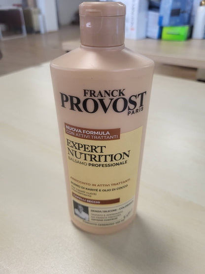272503 - FRANCK PROVOST Balsam Profesional për Flokë të Thatë, Efekt Ushqyes, Me Gjalpë Shea dhe Vaj Kokosi, 450 ml