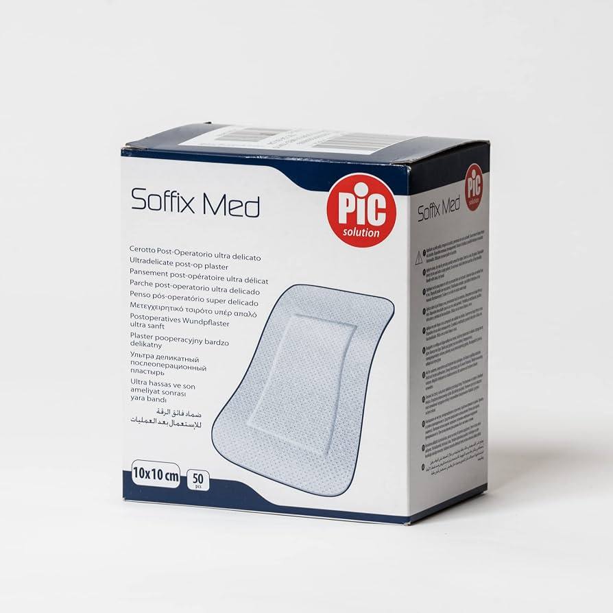 272071 - PIC SOLUTION SOFFIX MED ULTRA DELICATE, Fasha Postoperative, 10 cm Gjatësi X 8 cm Gjerësi, 50 copë, 100 gr