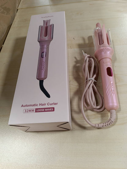 271375 - ARASYLEON Hekur Automatik Kaçurrelash me PTC, Fuçi 28mm/32mm/40mm, Ngrohje e Shpejtë 30s, 12 Cilësime Temperature, Ekran LCD