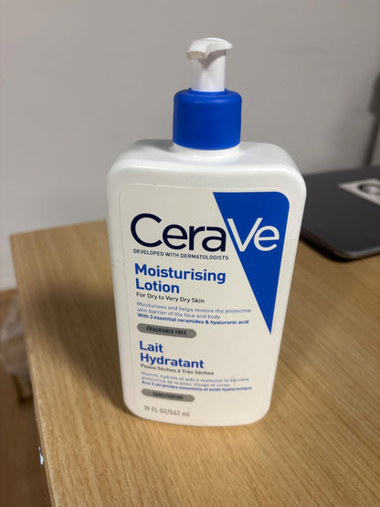 271674 - CERA VE Losion hidratues për fytyrën dhe trupin, 562 ml, për lëkurë normale deri të thatë, me acid hialuronik dhe 3 ceramide
