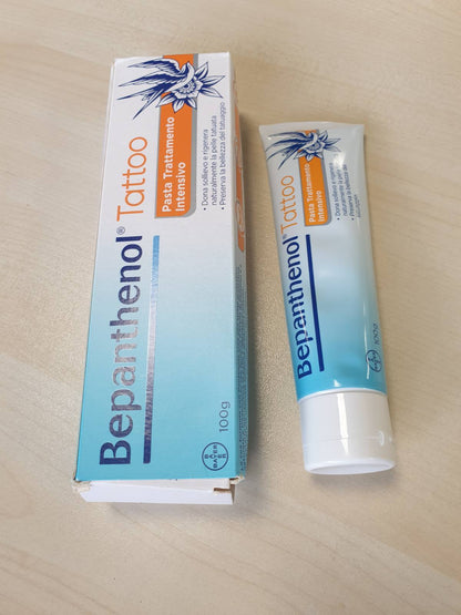 272378 - BEPANTHENOL Pastë Trajtimi Intensiv për Tatuazhe, 100 g, Krem Hidratues për Tatuazhe që Mbron, Qetëson dhe Rigjeneron Lëkurën