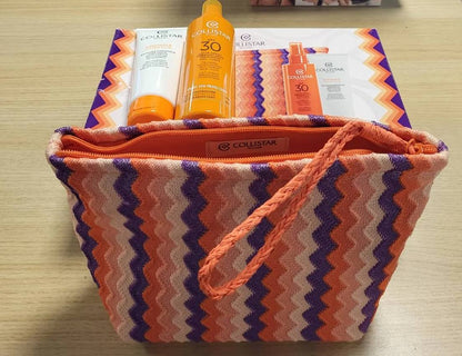 271530 - COLLISTAR Set Dhurate për Diellin SPF30, Qumësht Sprej Hidratues për Nxirje 200ml + Balsam Pas Diellit 100ml, Mbrojtje e Lartë, Me Qese