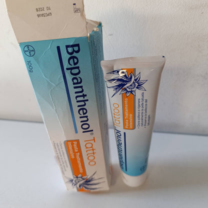 272380 - BEPANTHENOL Pastë Trajtimi Intensiv Tattoo, Krem Tatuazhesh për Trupin me Panthenol, 100g