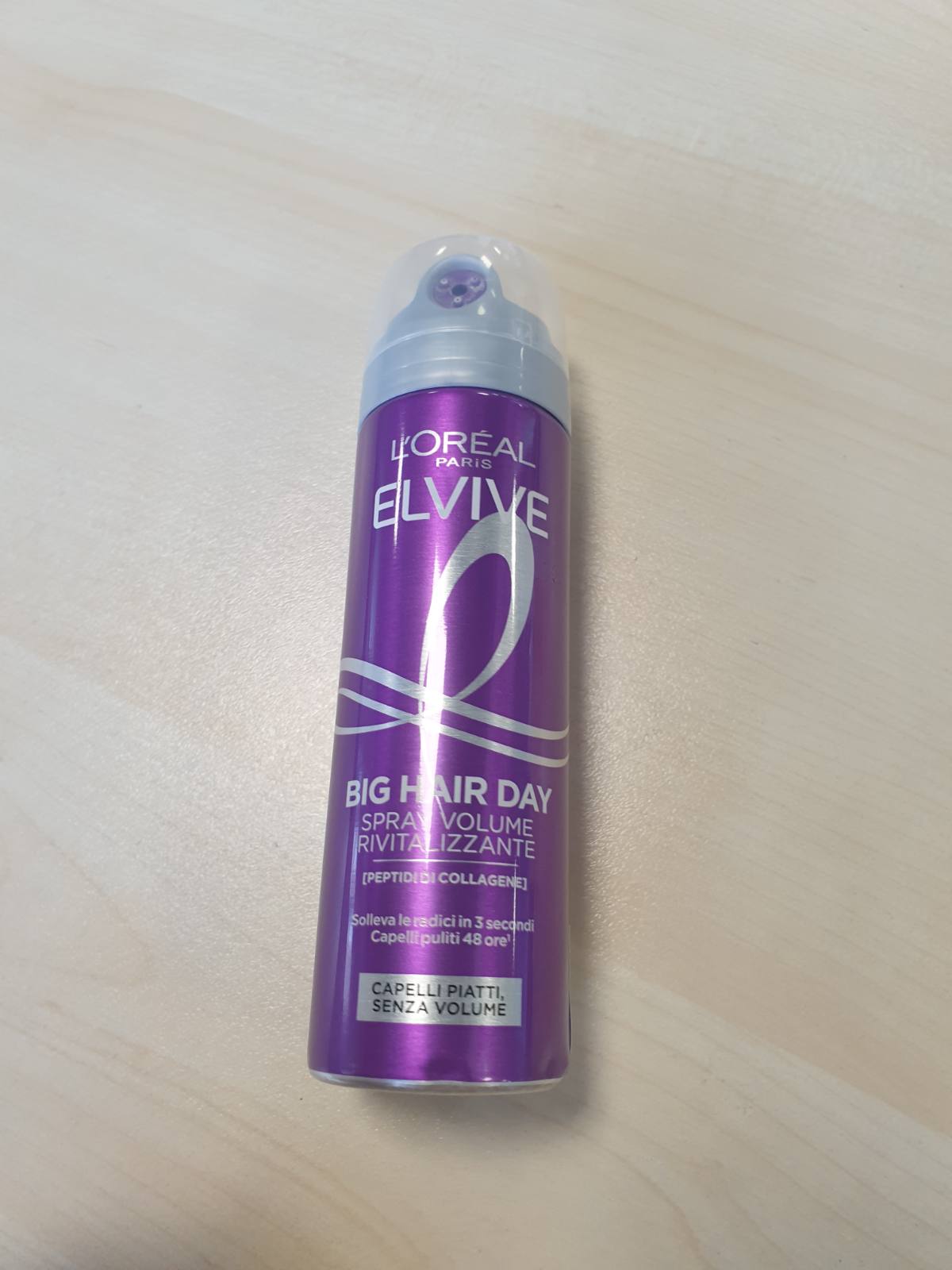 272321 - L'ORÉAL PARIS Elvive Revitalizing Spray, 200 ml, për flokë të hollë, efekt i menjëhershëm vëllimi, me peptide kolagjeni, dispensues me shumë spërkatje