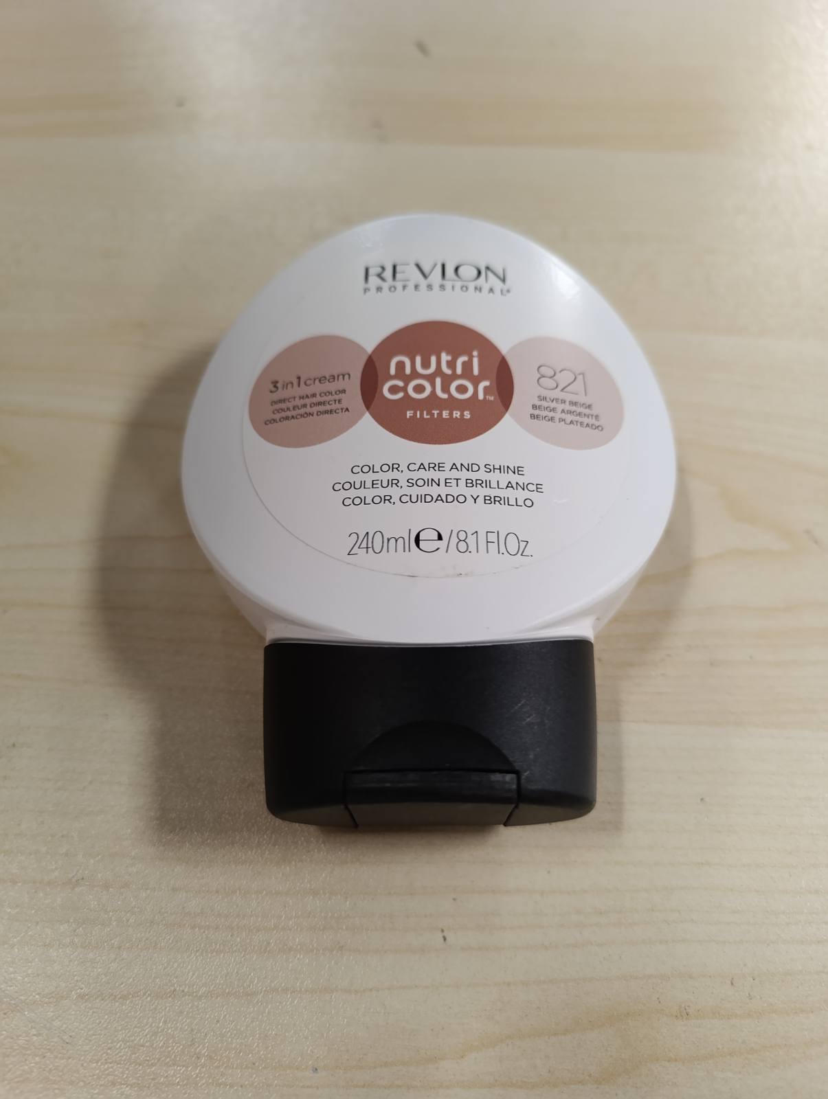 271878 - REVOLON PROFESSIONAL Nutri Color Filters Maska Mbrojtëse, Bezhë e Argjendtë - 240 ml