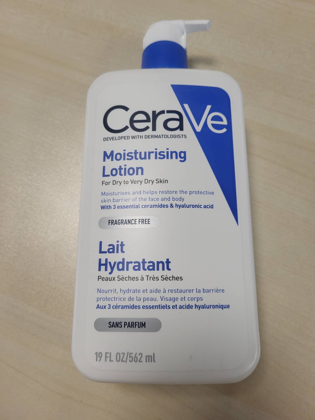 271620 - CERAVE Losion hidratues për fytyrën dhe trupin, për lëkurë normale deri të thatë, hidratim i thellë dhe afatgjatë, me acid hialuronik dhe 3 ceramide, 562 ml