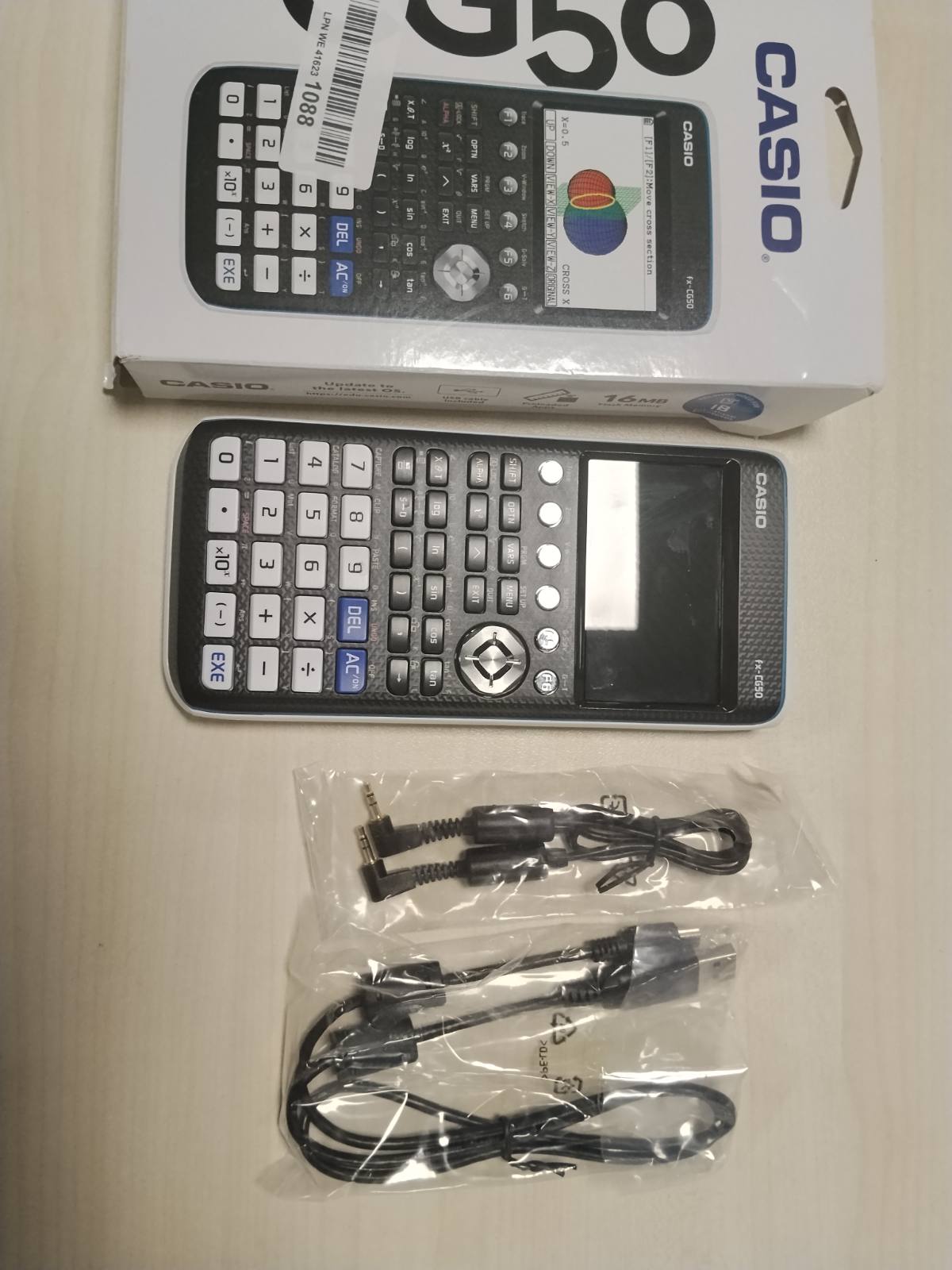 309494 - CASIO FX-CG50 - Kalkulator Grafik, Ekran me Ngjyra me Rezolucion të Lartë (Versioni BE)