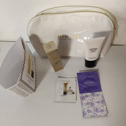 274933 - ATASHI Ritual për Lëkurë të Çrregullt, Serumi Anti-Aging The Eternal Essence 30 ml + Kremi Terapisë K-Bioferment 50 ml, Qese Lëkure e Bardhë e Lustruar Falas