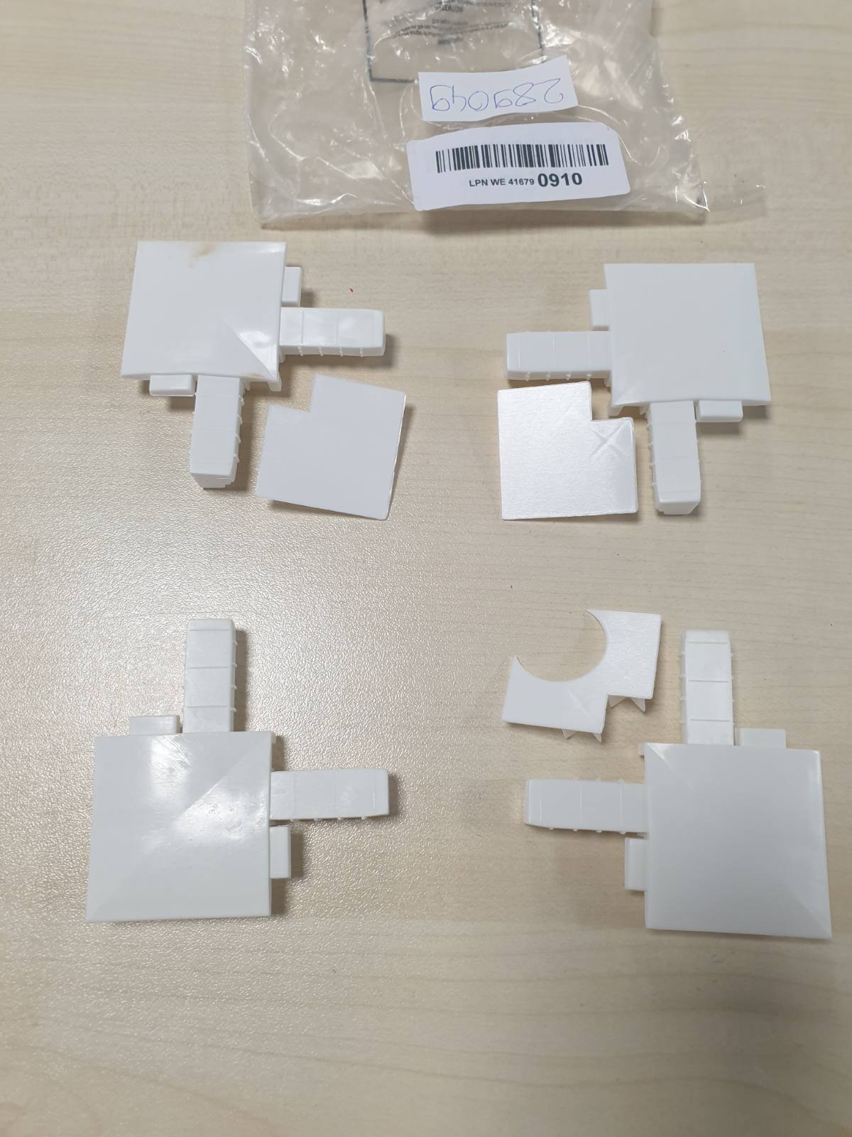 289049 - MICEL - 92186 - Kit Mbështetëse Rrjete Kundër Mushkonjave, e Bardhë, 50 x 50 x 11 mm