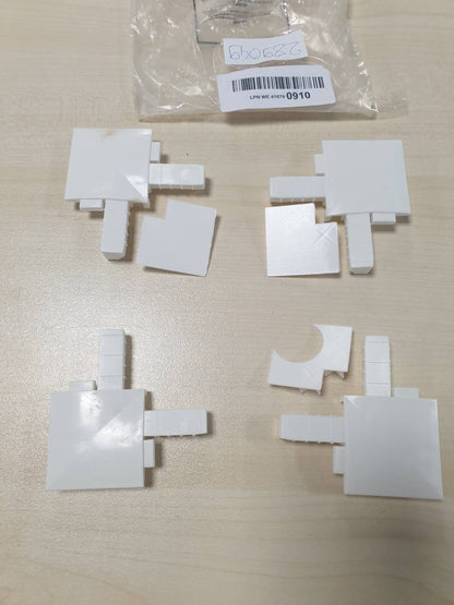 289049 - MICEL - 92186 - Kit Mbështetëse Rrjete Kundër Mushkonjave, e Bardhë, 50 x 50 x 11 mm
