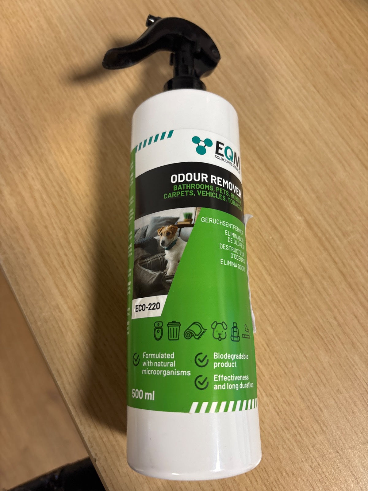 303814 - EQM - ECO-220 - Eliminues aromash - 500 ML - Produkt natyral i bazuar në mikroorganizma